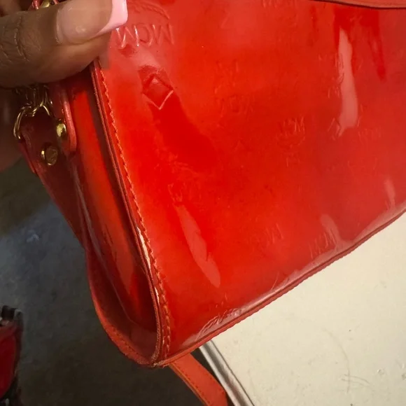 MCM Patent Leather Shoulder/Crossbody - Picture 6 of 16